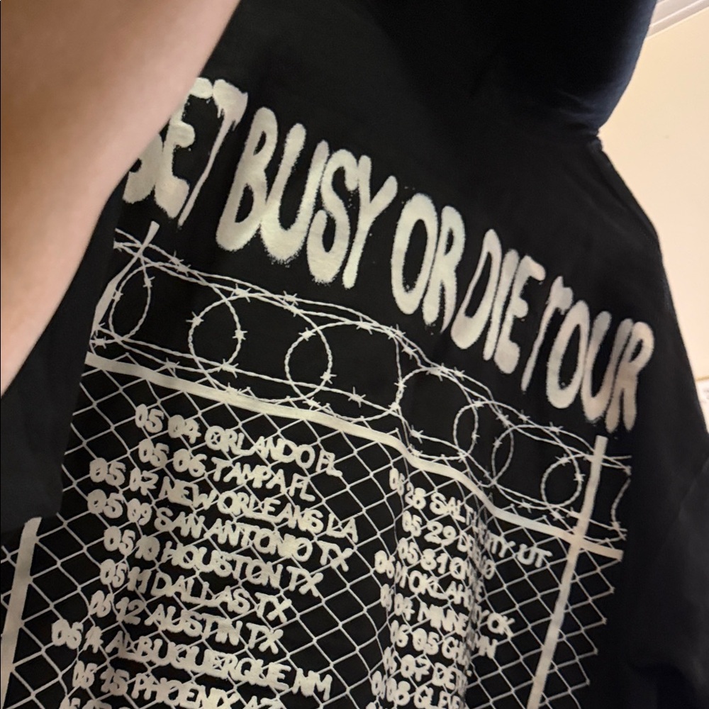 Black Graphic Long Sleeve Shirt - Picture 2 of 2